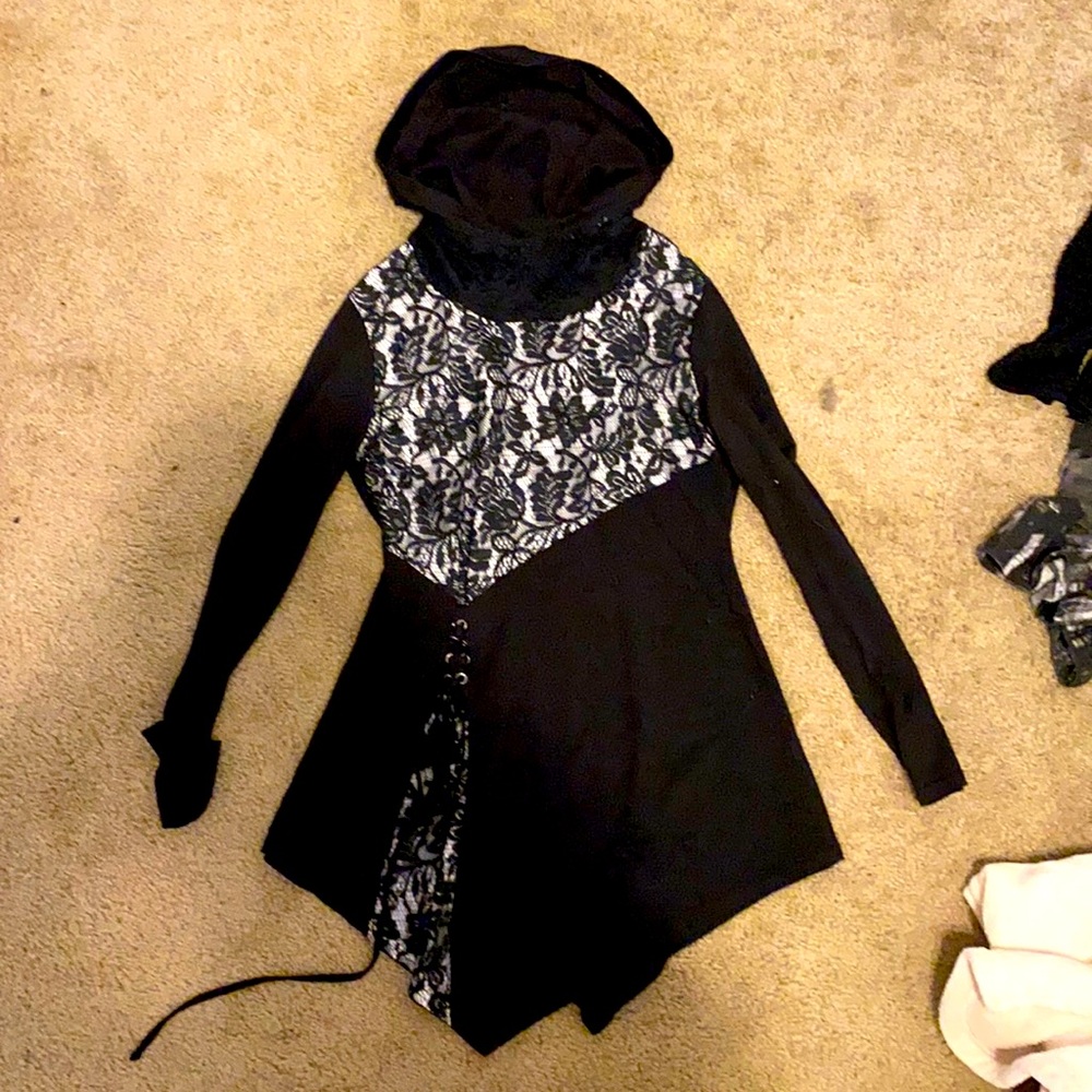 Black and white easy going Formal dress